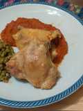 Pollo apparecchiato in salsa a modo mio