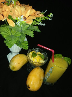 A picture of Mint mango juice.