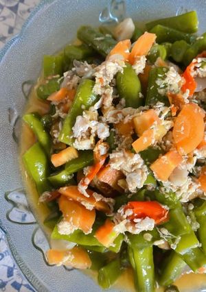 Foto resep Buncis telur orak arik tomat dan wortel 🍅🥕🥚