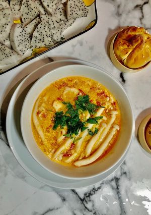Hình của món Súp nấm cà chua trứng 🥚 🍄 🍅.