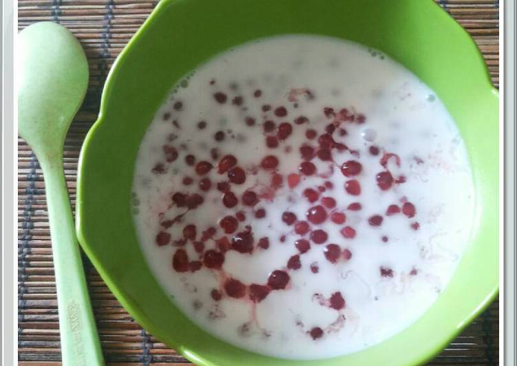 Cara termudah untuk Siapkan LezatBubur sagu mutiara