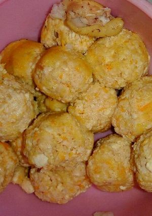 Foto resep Bakso ayam wortel (MPASI 11+bln)