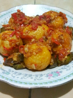Foto resep Balado Telur & Terong