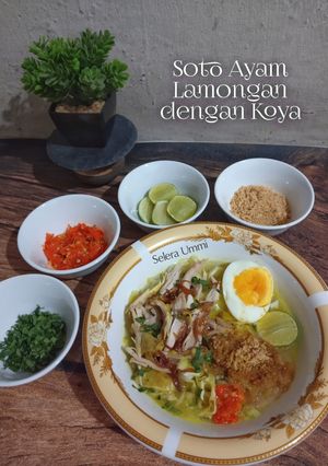 Foto resep Soto Ayam Lamongan dengan Koya