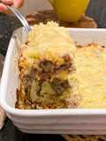 Escondidinho de carne moída