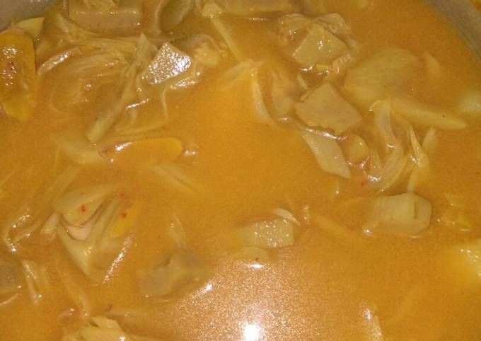 Langkah Mudah untuk Menyiapkan Sayur kari nangka, Lezat