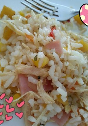 Una foto de Arroz mixto 