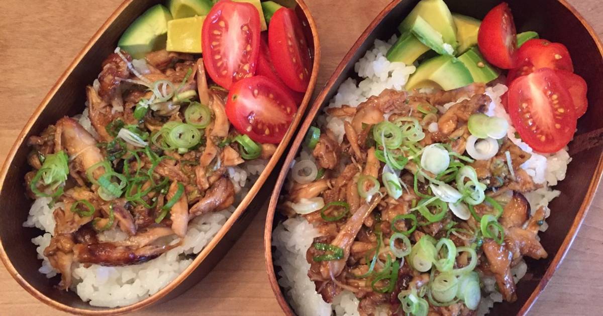 Shredded Chicken wings Lunch box Recipe by bistro naomi 尚美食堂 Cookpad