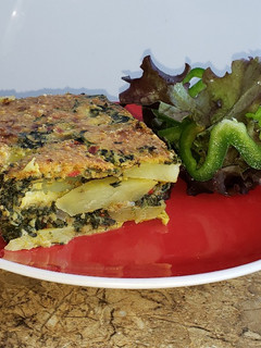 Una foto de Pastel de espinacas