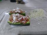 Calabacitas rellenas de atún
