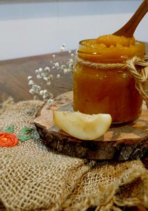 عکسی از دستور مارمالاد چند میوه🍎🥕🍑🍐