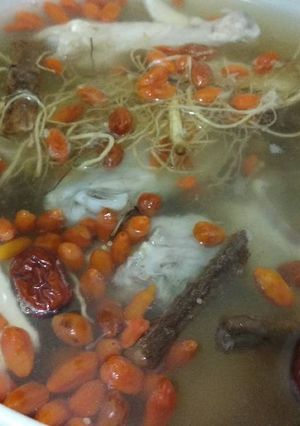 Foto resep Ayam tim obat
