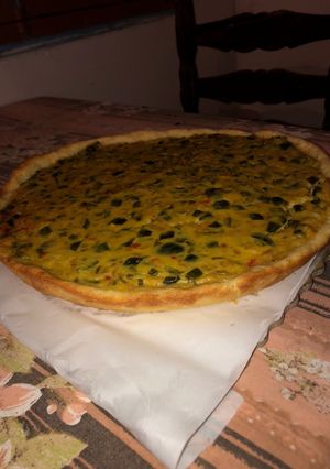 Una foto de Tarta de zapallitos