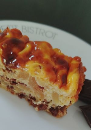 Une photo de Gâteau poire chocolat healthy