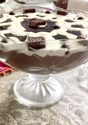 A picture of Chocolate Custard Soufflé.