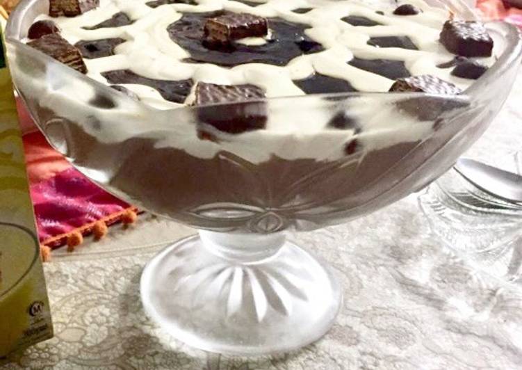 Simple Way to Prepare Super Quick Homemade Chocolate Custard Soufflé
