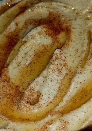 A picture of Hummus my way.