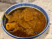 A picture of curry basmati rice