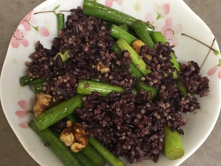 Easy Steps to Prepare Recipe Black rice &amp;amp; quinoa salad that is Awesome, Delicious}