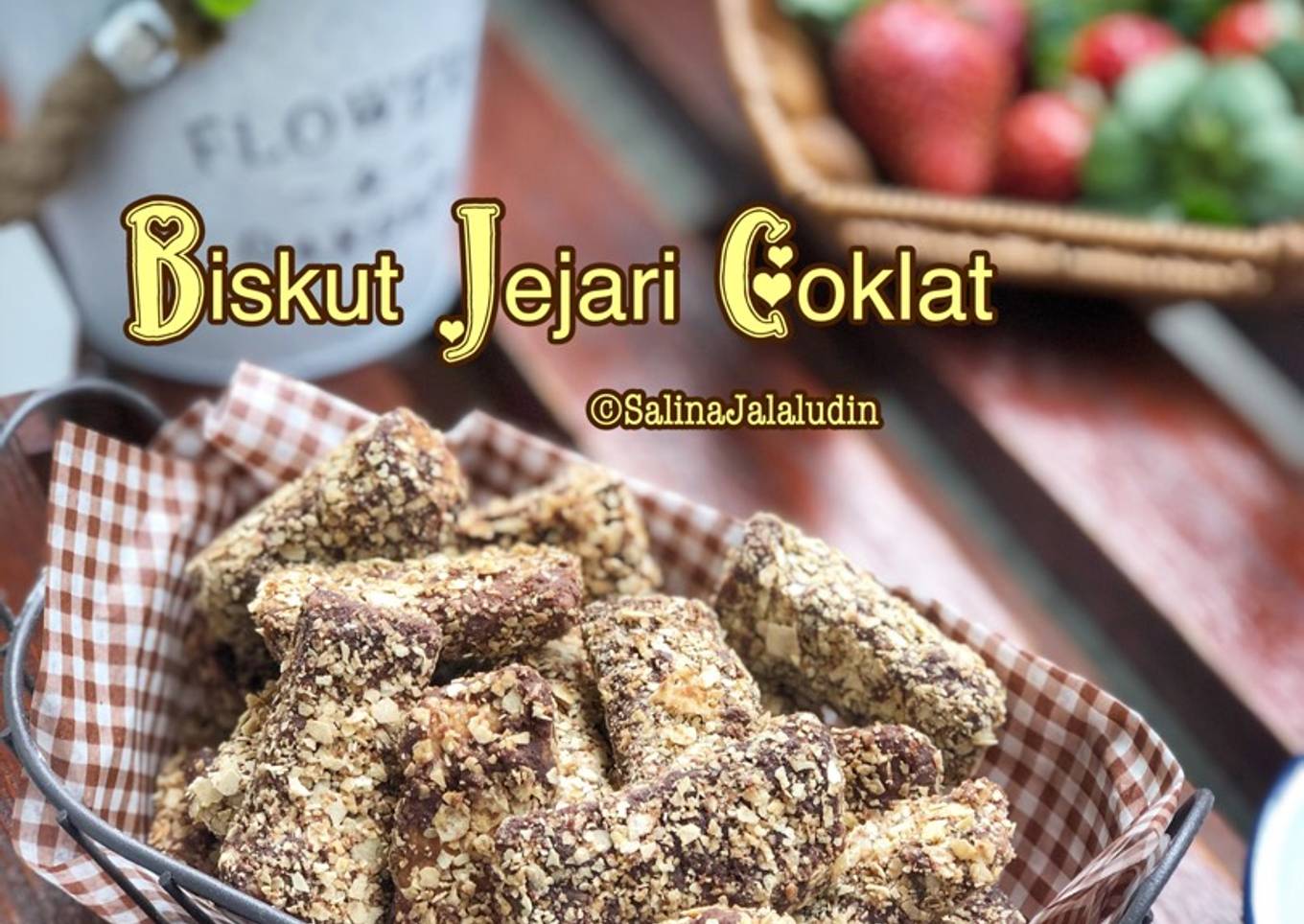 Biskut coklat jejari