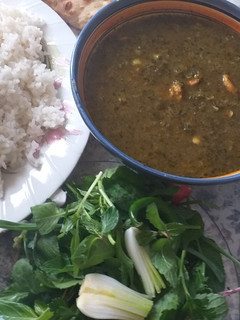 عکسی از دستور قلیه میگو