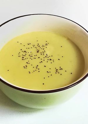 Una foto de Crema de calabacín