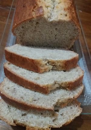Una foto de Budín de banana 😍