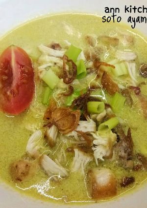 Foto resep Soto ayam santan