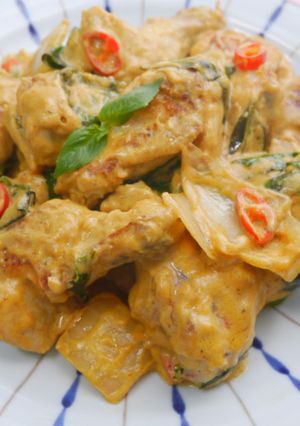 椰香咖哩小棒腿 的食譜成品照片