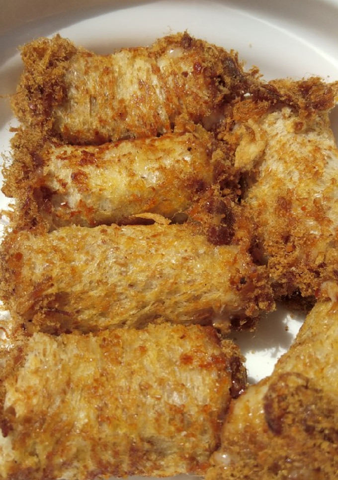 Foto resep Floss roll sandwich / roti abon