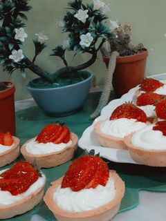 صورة لوصفة ميني تارت بالفراولة