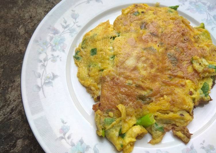 Bagaimana Membuat Telur dadar daun bawang yang Sempurna