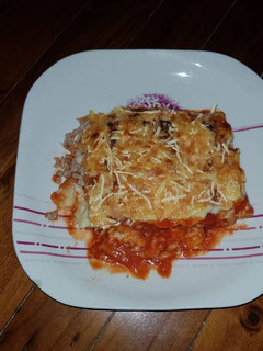 Una foto de Canelones de carne con foie y setas