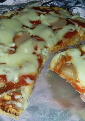 Foto resep Tortilla pizza😘