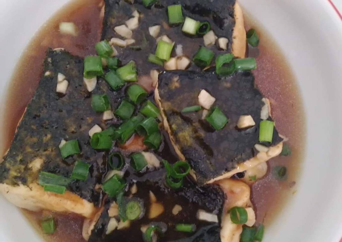 Tahu nori saos tiram