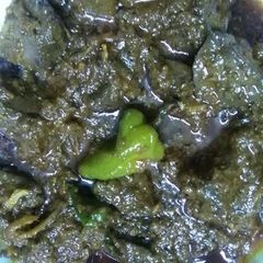A picture of Kaleji masala.