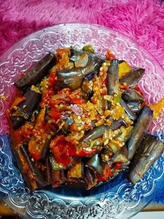 Foto resep Sambel terong ungu pedas