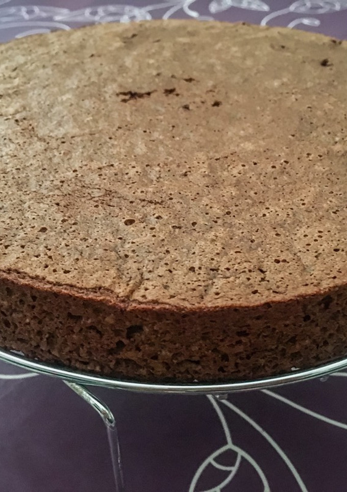 Una foto de Bizcocho sin gluten de chocolate, zanahoria y almendras