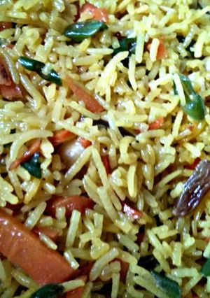 A picture of Mix veg pulav.