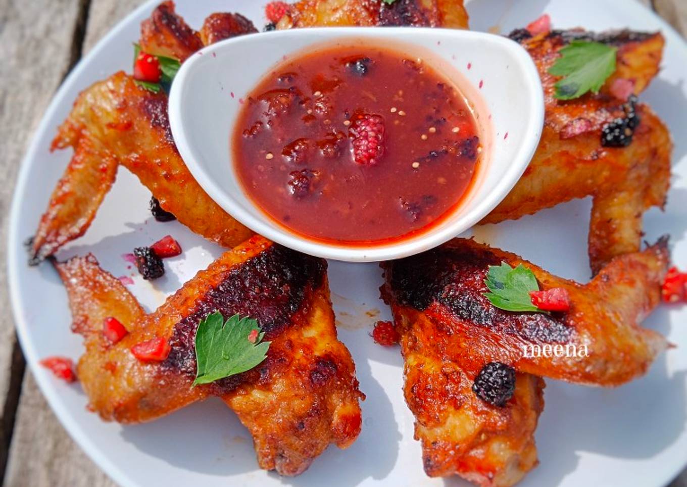 Murberry spicy chicken wings (Bisa Frozen)