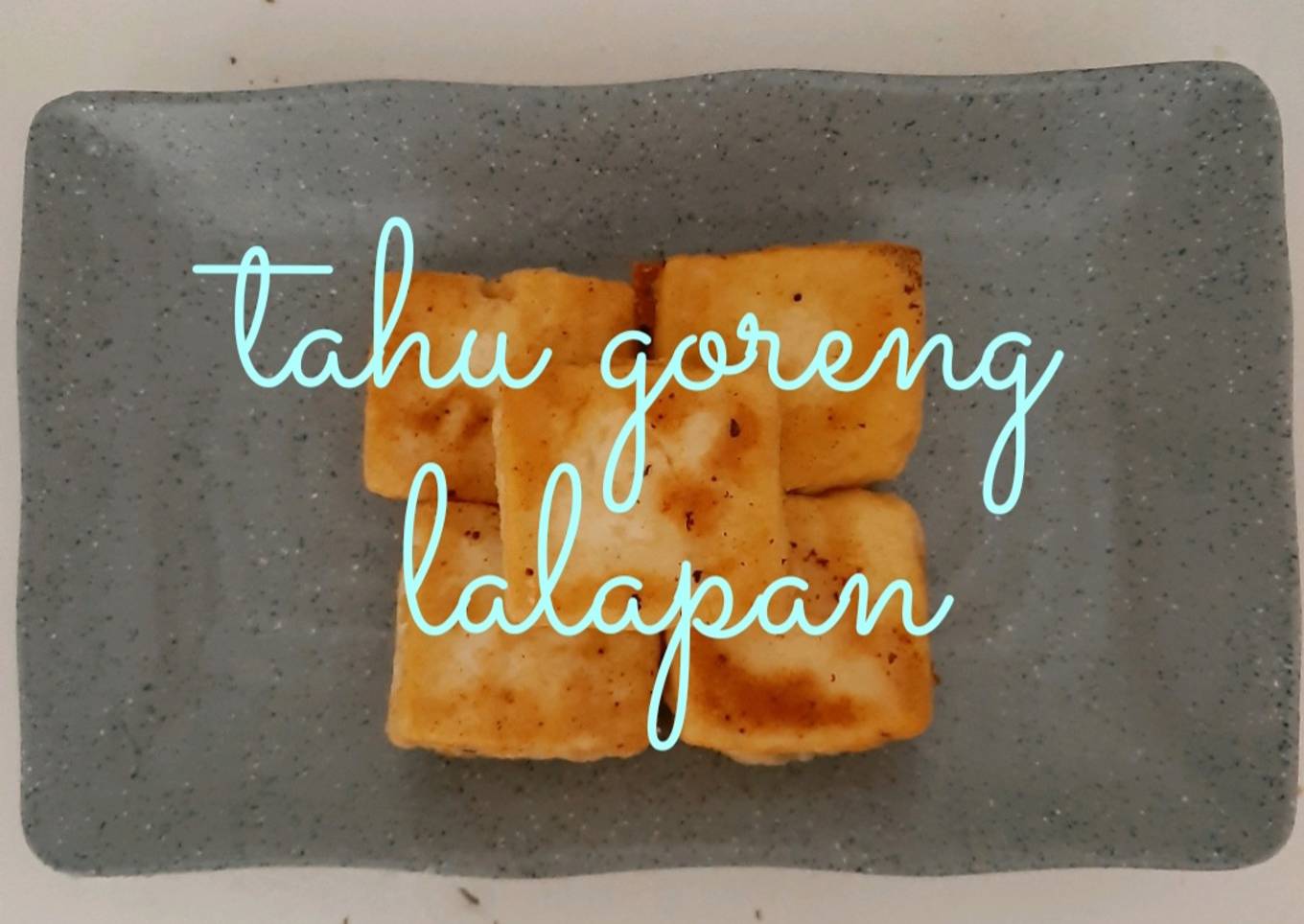 Tahu goreng ala warung lalapan
