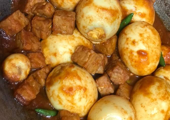 Semur bali telur tempe