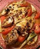 Besugo de aparejo al horno, con majado urrutia para pescados