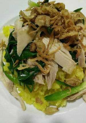 Hình của món Xôi Gà.