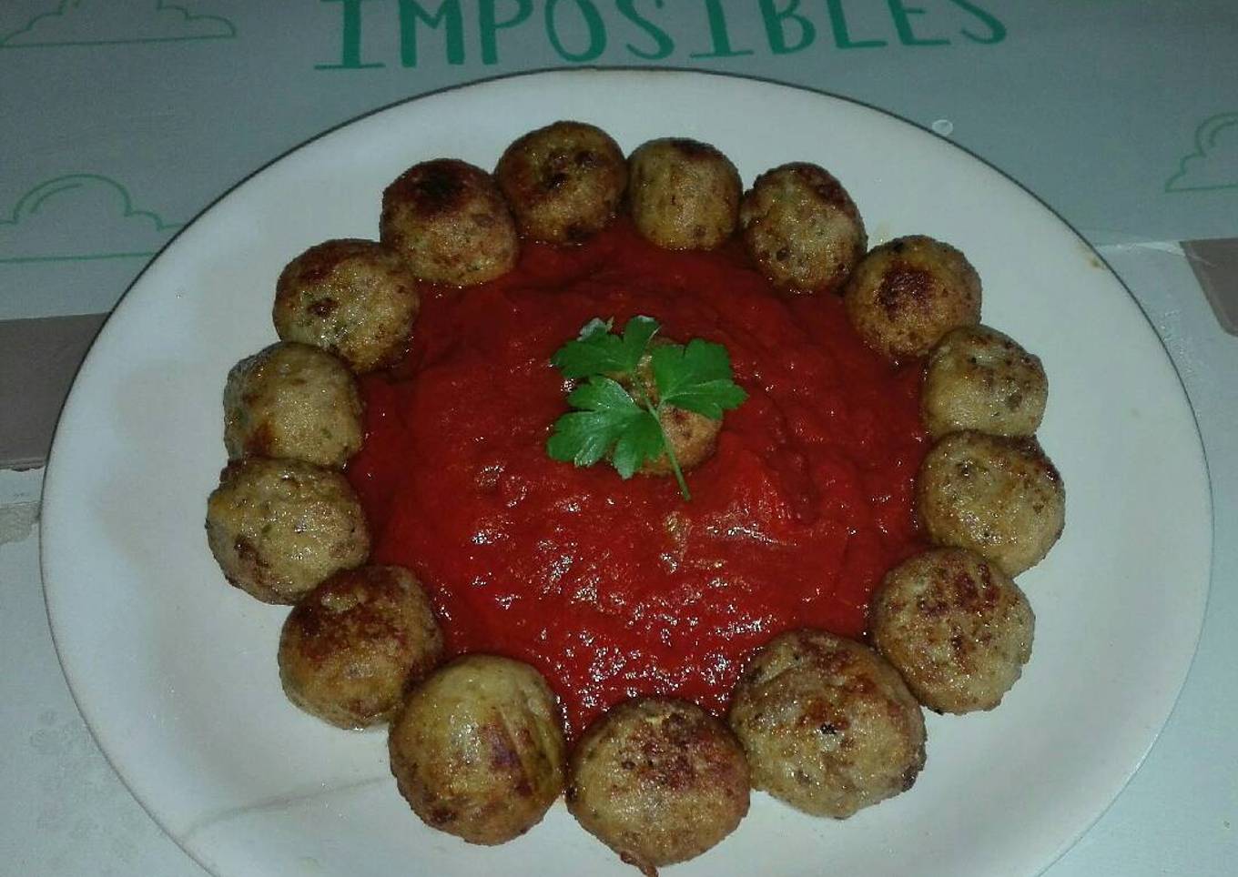 Albóndigas con salsa de tomate