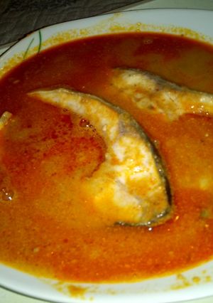 Egyszerű halászlé, pontyból 🐡🐠🐟 recept fotója