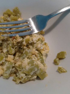Una foto de Huevos con nopales en salsa verde. ॐ