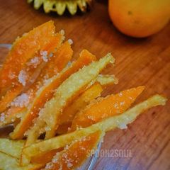 A picture of Homemade Orange Candied Peels.