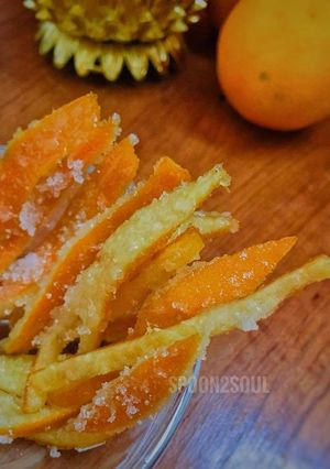 A picture of Homemade Orange Candied Peels.