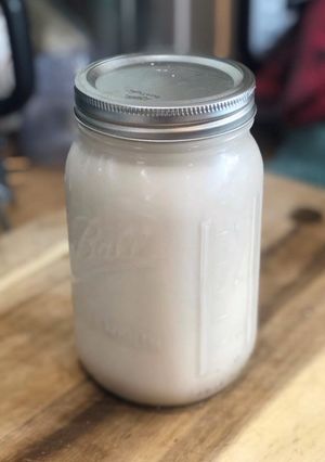 Una foto de Leche de Almendras